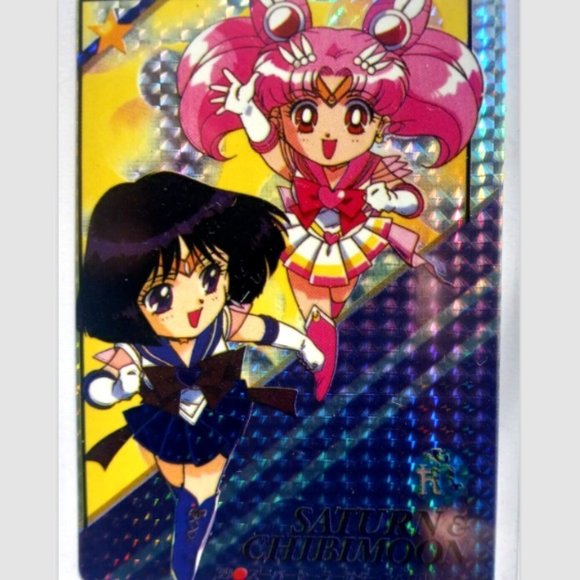 Sailor Moon Prism Sticker Card 5 Variants #39 Vintage 96 Anime Manga Collectible - Picture 4 of 8